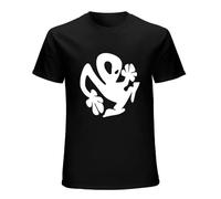 YOUSICHUANG Kdfh Plastikman 100% Cotton Richie Hawtin Minus Techno Top Short Sleeve T-Shirt Black, Negro , XL