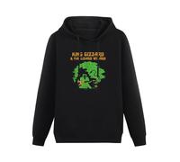 YOUSICHUANG King Gizzard and The Lizard Wizard Cyboogie Hoody Unisex Long Sleeve Hooded with Pocket Black XXXL