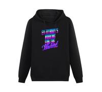 YOUSICHUANG Loverboy Everybodys Working For The Weekend Hoody Unisex Long Sleeve Hooded with Pocket Black S