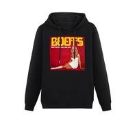 YOUSICHUANG Nancy Sinatra Boots Hoody Unisex Ptinted Hoodies Long Sleeve Men's Hooded with Pocket Black L