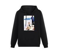 YOUSICHUANG The Wedding Singer V3 Movie Poster Adam Sandler Drew Barrymore Unisex Hoody with Pocket Black XL