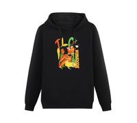 YOUSICHUANG TLC No Scrubs T-Boz Left Eye Chilli Hoody Unisex Ptinted Hoodies Long Sleeve Men's Hooded with Pocket Black XL