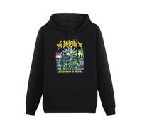 YOUSICHUANG Toxic Holocaust Overdose of Death Hoody Unisex Ptinted Hoodies Long Sleeve Men's Hooded with Pocket Black S