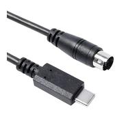 Youtang Cable USB-C a Mini-Din de 7 pines macho para IK Multimedia iRig Series, compatible con HD, HD-A, teclas, I/O 25, I/O49, MIDI 2, Pro, Pro Duo, Pro Duo I/O, Pro I/O, Stream (USB-C a Min Din,