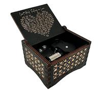 Youtang Can't Help Falling in Love - Caja de música de madera antigua grabada para Love One (Windup)