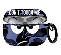 Youtec Funda para AirPods Pro de 2ª generación 2022, Don't Touch Me Airpods Pro 2 con llavero, funda suave y bonita a prueba de golpes para mujeres y hombres, compatible con Apple AirPod Pro 2, azul