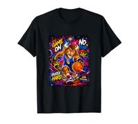 Youth Basketball Mania Space Galaxy Graffiti Art Camiseta