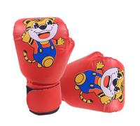 Youth Boxing Glovves | PU Leather Breathable Cartoon Pattern Junior Training Mitt | Training Boxing Gloves Sparring Punching Gloves For Punching Bag, Kickboxing, Thai, MMA