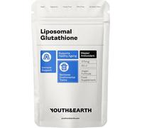 Youth & Earth Glutathione Liposomal Supplement - L Glutation Capsules for Detox & Immune Support 375mg - 60 Capsules