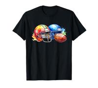 Youth Football Apparel Center Player Coach Boys Helmet Camiseta