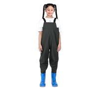 Youth Hunting Waders - Kids -Piece Rain Suit, Waterproof Boots and Trousers, Outdoor Fishing Gear | Teenager Watersuit Outfit, Raincoat Hunting Adventure Clothing, Durable Waterproof Protection