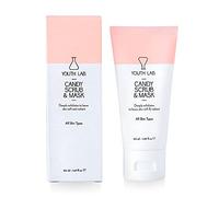 Youth Lab. Mascarilla Facial Exfoliante. Candy Scrub Mask. Libera los Poros Obstruidos. Ilumina y Refresca la Piel. Elimina Células Muertas y Puntos Negros. Contenido 50 ml.