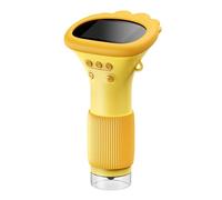 Youth Pocket Microscope - Wireless Mini Lab Magnifier, Rechargeable Zoom Scope with LED Light, Compact Pocket Science Gadget, Study Aid Device | Backyard Observation For Students Age Group 8-12, Bugz