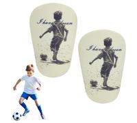 Youth Shin Guards, Youth Soccer Guards Shin - Fashion Football Guardias con Acolchado suave,Equipo de Protección, Equipo Deportivo para Niños Niñas Adolescentes Formación y Competencia