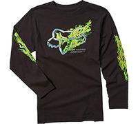 Youth Turn N Burn Ls Tee Black