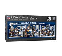 YouTheFan- Indianapolis Colts Día del Juego en la casa del Perro - Rompecabezas de 1000 Piezas, Colores del Equipo, Talla única (2506159)