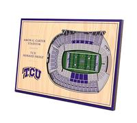 YouTheFan NCAA - Equipo StadiumViews, 12 x 8 Pulgadas, Oklahoma Sooners, Grano de Madera