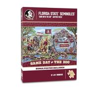 YouTheFan NCAA Florida State Seminoles Game Day at The Zoo - Rompecabezas de 500 piezas de 28 x 10.5 pulgadas