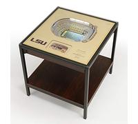 YouTheFan NCAA LSU Tigers StadiumViews - Mesa Auxiliar iluminada de 25 Capas - Tiger Stadium