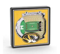 YouTheFan NCAA Missouri Tigers 3D StadiumView Imanes - Faurot Field en Memorial Stadium