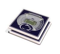 YouTheFan NCAA Texas A&M Aggies Kyle Field 3D StadiumViews Posavasos, Color del Equipo., 4" x 4" x .3125"