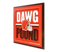 YouTheFan NFL Cleveland Browns Serie de lemas Arte de pared 3D