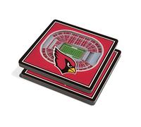 YouTheFan Posavasos 3D StadiumView de los Arizona Cardinals de la NFL - State Farm Stadium