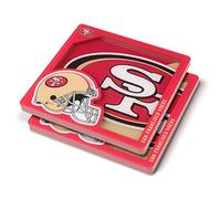 YouTheFan Posavasos de la NFL San Francisco 49ers 3D Logo Series