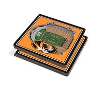 YouTheFan Posavasos StadiumView 3D de NCAA Missouri Tigers - Faurot Field at Memorial Stadium
