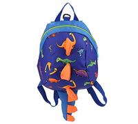 YOUTHINK Mochila Escolar Anti-Pérdida Para Niños, Mochila De Dinosaurio De Dibujos Animados Mochila Para Niños Pequeños Para Niños En Edad Preescolar(Azul Marino)