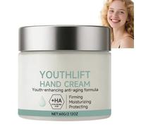 Youthlift Crema de manos para manos secas, crema hidratante reafirmante con ácido hialurónico, loción de manos antiedad para las arrugas, reparador nutritivo para mujeres y hombres (1 unidad)
