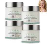 Youthlift Crema de manos para manos secas, hidratante, reafirmante, con ácido hialurónico, loción de manos antiedad para las arrugas, reparador nutritivo para mujeres y hombres (4 unidades)