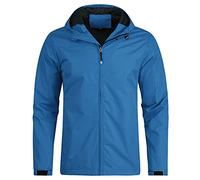 YOUTHUP Chaqueta de hombre con capucha casual a prueba de viento impermeable para exteriores Chaqueta, Blu cielo, M