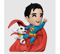 Youtooz dc comics - figura de vinilo de superman y krypto de 5 pulgada