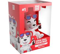 Youtooz- Oso Polar Coca-Cola Figura, Color Rosso (810140787781)