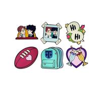 Youtooz Heartstopper - Juego de pines Heartstopper con licencia oficial, caja de coleccionista incluye 6 pines de la colección Heartstopper de Youtooz, S, Esmalte, Sin gemas.