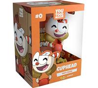 Youtooz Cuphead The Cuphead Show! Edition, Figura de Vinilo Coleccionable de 4.6 Pulgadas de The Cuphead Show! by Youtooz Cuphead Collection, Color Blanco
