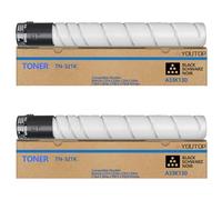 YOUTOP 2PK TN321 TN322 TN220 TN221 TN323 Cartucho de tóner negro compatible para Konica Minolta bizhub C224 C284 C364 224e 284e 364e C221 C221S C281 227 287 C227 C287