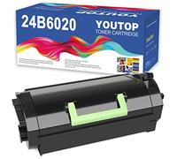 YOUTOP Cartucho de tóner negro remanufacturado 1PK 24B6020 para Lexmark XM5270 MFP XM7155 MFP XM7163 MFP XM7170 MFP XM7263 MFP