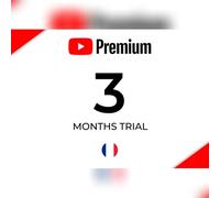 YouTube Premium 3 Months Trial Key - FRANCE