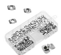 YouU 150 Piezas Serie 2020 M3 M4 M5 Extrusiones Europeas de Aluminio Kit de Surtido de Tuercas de Sujeción de Cabeza de Martillo de Tuerca en T Delgada