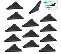 YouU 20 protectores de esquinas de espejo, 4 x 50 mm, plástico, forma triangular, cojín protector de esquina