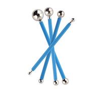 YouU 4 Piezas Herramienta de Calafateo de Encimera de Concreto Herramienta de Acabado de Calafateo de Azulejos de Bola de Metal Utilizada para Presionar el Revestimiento de Lechada de Azulejos