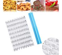 YouU Alfabeto número galleta galleta letra sello alfabeto sello de Moldes Cortadores de Letras y Números