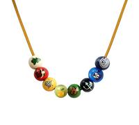 YouU Collar con Perlas de Madera Percy Camp Half Blood Joyería Mitología Griega Perlas Gráficas de Madera para Fans