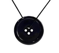 YouU Coraline KnopfAugen Halskette Dark Fairytale Style Knopfaugen Mädchen Schmuck Halloween Modeschmuck Geschenk für Frauen Männer und Fans, 0, Resina, No es una piedra preciosa
