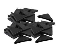 YouU Protectores de Esquina - Cojín de protección de Esquina de Mesa de Cristal de Tres ángulos en Forma de 20 Piezas, 10 mm x 75 mm