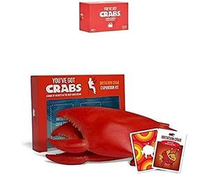 You've Got Crabs Bundle by Exploding Kittens - Base Game plus Expansion Pack included - A Card Game Filled with Crustaceans and Secrets - Family-Friendly Party Games