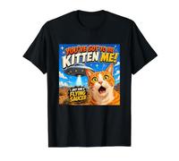 You've Got To Be Kitten Me Funny Cat UFO Flying Saucer Camiseta gráfica económica