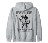 You've Just Buttered Your Last Biscuit Cat Meowdy Partner Sudadera con Capucha
